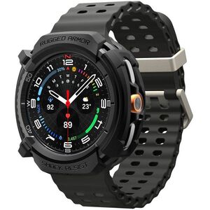 Spigen Rugged Armor Matte Black Samsung Galaxy Watch 8 Classic 46mm tok kép