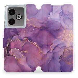 Mobiwear Flip Realme GT 7T lila márvány tok kép