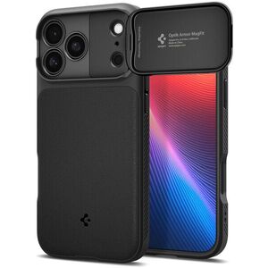 Spigen Optik Armor MagSafe Black iPhone 17 Pro Max tok kép