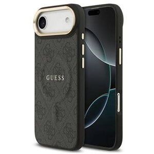 Guess PU Leather 4G Gold Frame iPhone Air fekete MagSafe tok kép