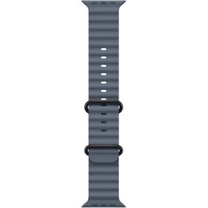 Apple Watch 49 mm Óceán szíj - acélkék / fekete titán kép