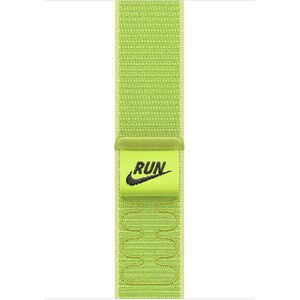 Apple Watch 46 mm Nike sport pánt - neonzöld csobbanás kép