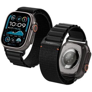 Spigen Fabric Band (hook) Apple Watch 49mm / 46mm / 45mm / 44mm - Black kép