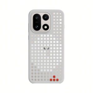 OnePlus 15 5G Hole-Pattern fekete mágneses tok kép
