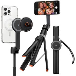 Spigen Selfie Stick MagSafe+ Tripod, black kép