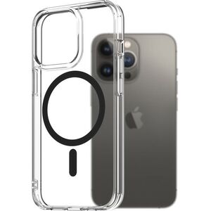 AlzaGuard Crystal Clear TPU Case Compatible with Magsafe iPhone 13 Pro fekete tok kép