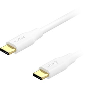 AlzaPower 2-Pack Core Charge USB-C to USB-C 2.0 100W, 1 m - fehér kép