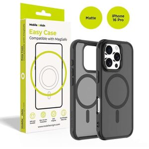Mobile Origin iPhone 16 Pro matt fekete hibrid MagSafe tok kép