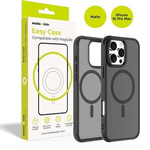 Mobile Origin iPhone 16 Pro Max matt fekete hibrid MagSafe tok kép