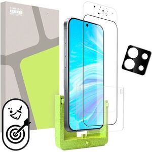Tempered Glass Protector, Xiaomi Redmi Note 13 Pro 5G-hez (önfelhelyező applikátor keret) + védőüveg kamerához kép