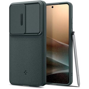 Spigen Optik Armor Abyss green Samsung Galaxy S26 Ultra tok kép