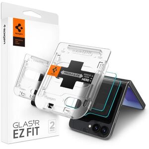 Spigen Glass tR EZ Fit Cover 2 Pack Samsung Galaxy Z Flip6/Z Flip7 FE üvegfólia kép