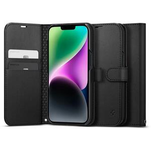Spigen Wallet S iPhone 14 fekete tok kép