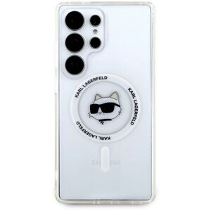 Karl Lagerfeld IML Choupette Head Samsung Galaxy S25 Ultra átlátszó MagSafe tok kép