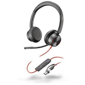 HP Poly Blackwire 8225 Stereo Microsoft Teams Certified USB-C, USB-C/A adapter kép
