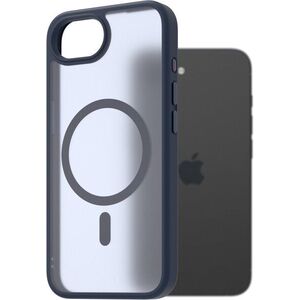 AlzaGuard Matte Case Compatible with Magsafe iPhone 16e / 17e sötétkék tok kép