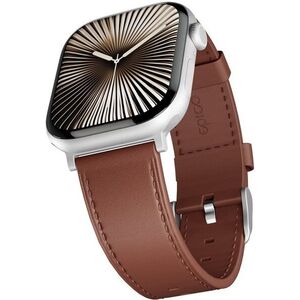 Epico bőrszíj az Apple Watch SE/Series 1-9 (42/44/45 mm)/10-11 (46 mm)/Ultra (49 mm) órákhoz - barna kép