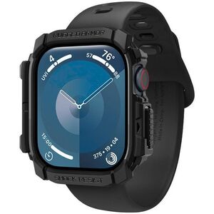 Spigen Rugged Armor Matte Black Apple Watch 10 42mm tok kép