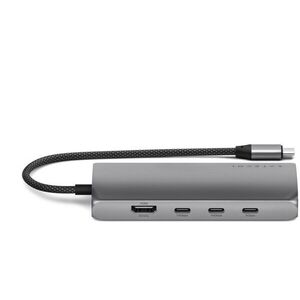 Satechi USB-C MultiPort Adapter 8K + Ethernet V3 - Space Grey kép