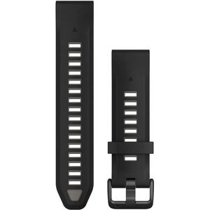 Garmin szilikon QuickFit 20 - Black/Pebble Gray kép