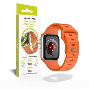 FKM III óraszíj Apple Watch 44/45/46/49 mm modellekhez – narancssárga kép