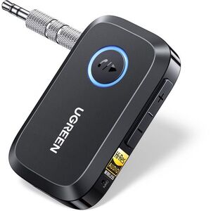 UGREEN LDAC Bluetooth 6.0 Jack Receiver for Car AUX Adapter with Built-in Mic Hands-Free Calls kép