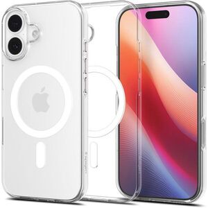 Spigen Liquid Crystal MagSafe Clear White iPhone 17 tok kép