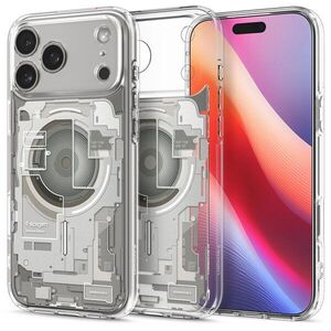 Spigen Ultra Hybrid MagSafe Zero One Natural Titanium iPhone 17 Pro Max tok kép