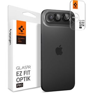 Spigen Glass tR EZ Fit Optik Pro 2 Pack Black iPhone Air kamera védő fólia kép