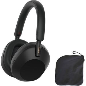Sony Noise Cancelling WH-1000XM5, Fekete, Limited soft case edition kép
