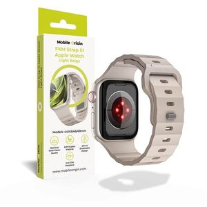 FKM III óraszíj Apple Watch 44/45/46/49 mm modellekhez – világos bézs kép