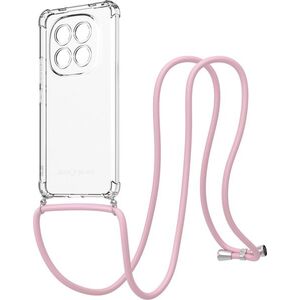 AlzaGuard Luxe Lanyard Case, Xiaomi Redmi Note 15 Pro 4G modellhez, rózsaszín kép