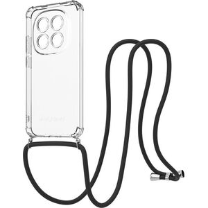 AlzaGuard Luxe Lanyard Case, Xiaomi Redmi Note 15 Pro 5G modellhez, fekete kép