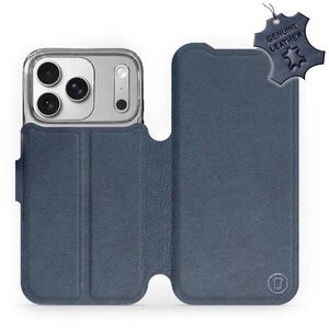 Mobiwear Flip Apple iPhone 17 Pro kék bőrtok kép