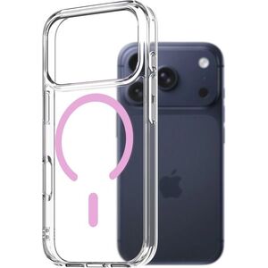 AlzaGuard Crystal Clear TPU Case Compatible with Magsafe iPhone 17 Pro rózsaszín tok kép
