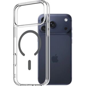 AlzaGuard Crystal Clear TPU Case Compatible with Magsafe iPhone 17 Pro Max szürke tok kép