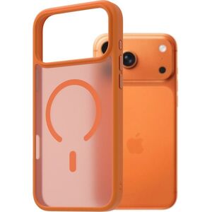 AlzaGuard Matte Case Compatible with Magsafe iPhone 17 Pro Max narancssárga tok kép