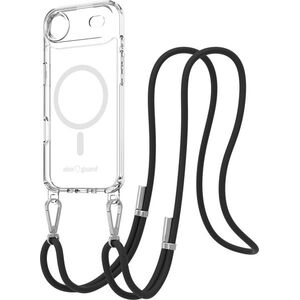 AlzaGuard Luxe Detach Lanyard Case Compatible with MagSafe iPhone Air fekete tok kép