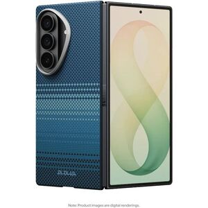 Pitaka Edge Case Back Cover With Central Axis Moonrise Samsung Galaxy Z Fold 8 Ultra tok kép