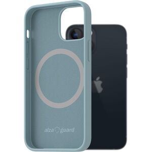 AlzaGuard iPhone 13 Mini világoskék szilikon MagSafe tok kép