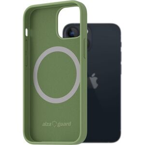 AlzaGuard iPhone 13 Mini zöld szilikon Magsafe tok kép