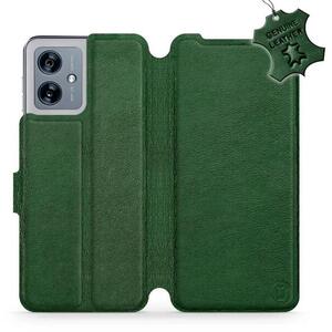 Mobiwear Motorola Moto G54 5G / Moto G54 5G Power Edition zöld flipes bőr tok kép