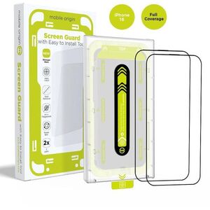 Mobile Origin Screen Guard With Easy Applicator 2 Pack iPhone 16 üvegfólia kép