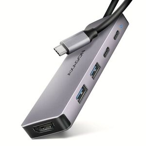 AXAGON HMC-5H60 5-in-1 Hub, USB-C 5Gbps, 2x USB-A, 1x USB-C, HDMI 4k/60Hz, PD 100W, USB-C cab 15cm kép