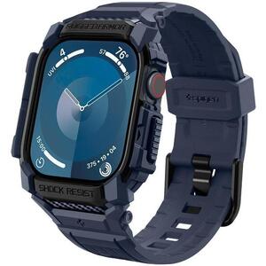 Spigen Rugged Armor Pro Navy Blue Apple Watch 10 46mm tok kép