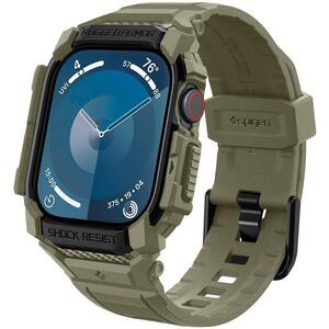 Spigen Rugged Armor Pro Vintage Khaki Apple Watch 10 46mm tok kép