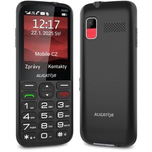 Aligator A930 GPS 4G Senior, fekete + töltőállvány kép