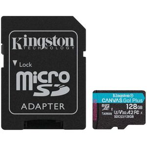 Kingston microSDXC Canvas Go Plus Gen4 128GB kép