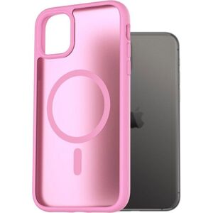 AlzaGuard Matte Case Compatible with Magsafe iPhone 11 levendula-rózsaszín tok kép