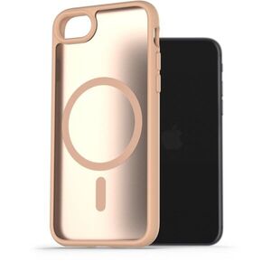 AlzaGuard Matte Case Compatible with Magsafe iPhone 7 / 8 / SE 2020 / SE 2022 homoksárga tok kép